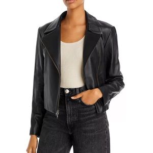 Vince women leather jacket size S